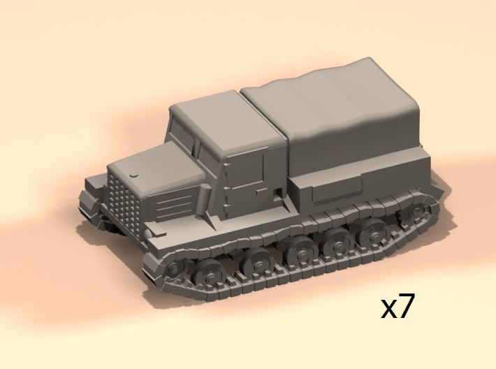 6mm Ya-12 artillery tractor x7 3d printed
