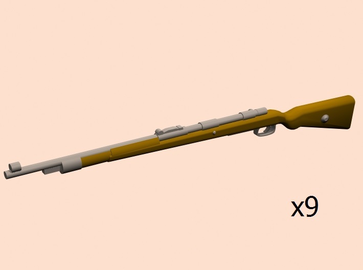 1/18 Mauser 98k rifles 3d printed