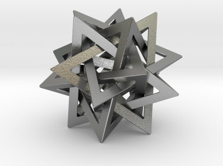 Tetrahedron 5 Star 2.4 diameter 3d printed