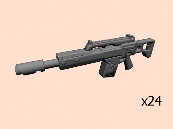 28mm LG36 laser rifle 3d printed