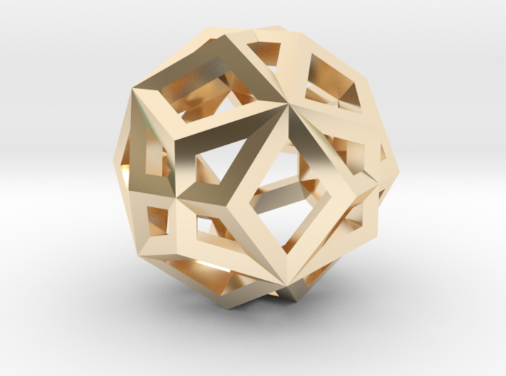 GMTRX lawal v2 skeletal superimposed dodecahedron 3d printed
