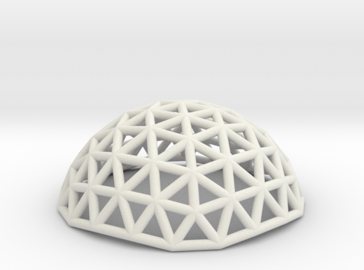 small geodesic dome 3d printed