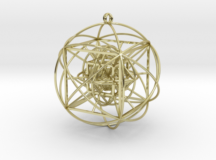 Unity Sphere (pendant) 3d printed