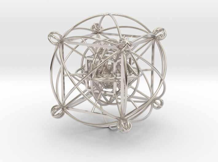 Unity Sphere (yang) 3d printed