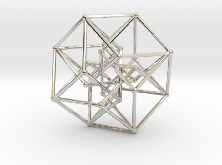 4d Hypercube 3d printed