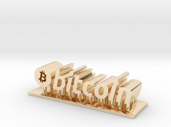 Bitcoin Microstand 3d printed
