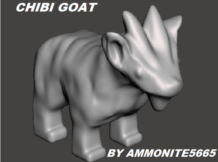 Chibi Goat 3d printed 