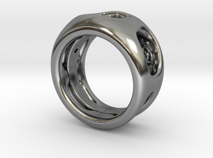 Wedding Ring with Airbags_size 12 3d printed 