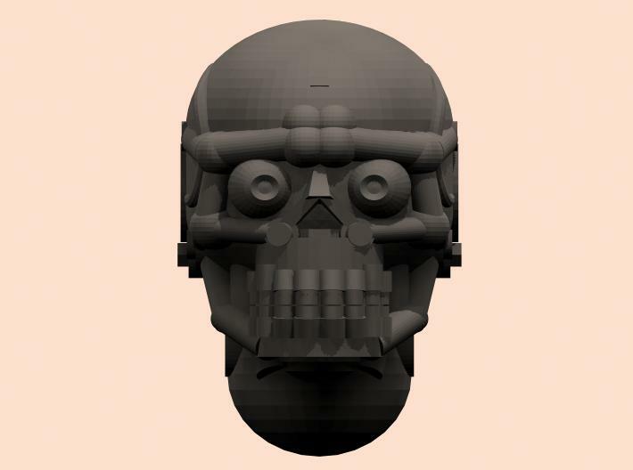 28mm robo skull heads x40 3d printed 