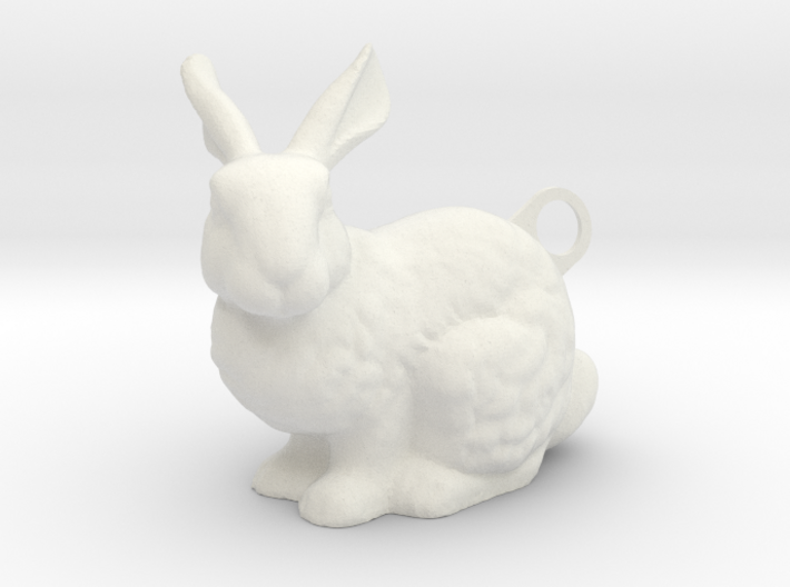 Stanford Bunny Keychain 3d printed
