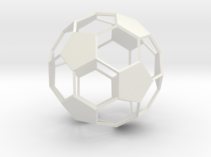 Soccer Ball - wireframe - 2 3d printed