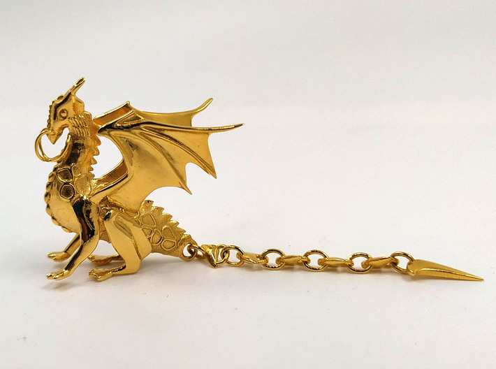 Mighty Norse Dragon pendant 3d printed 