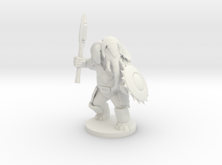 Loxodon Fighter 3d printed 