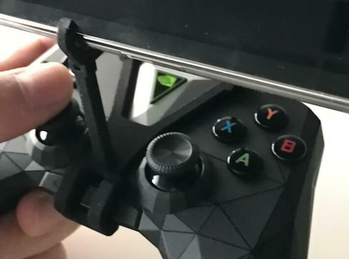 Controller mount for Shield 2017 &amp; Oppo Reno3 - To 3d printed SHIELD 2017 - Over the top - front view