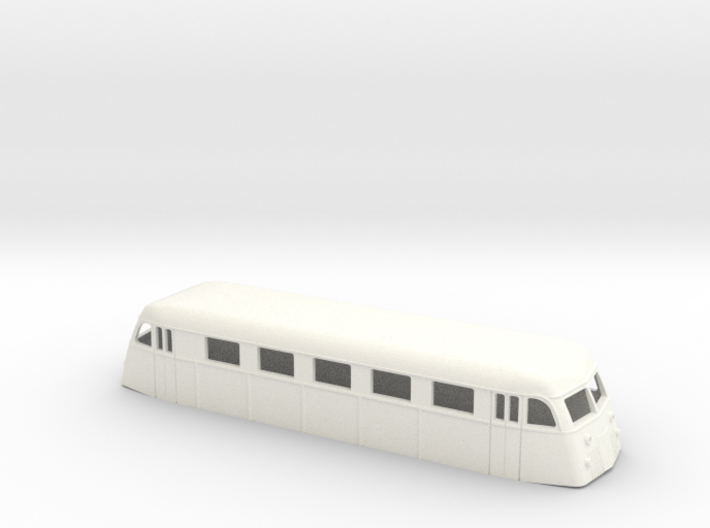Swedish railcar Yo1s H0-scale 3d printed