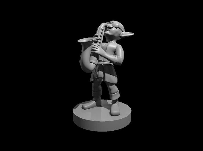 Goblin Saxophone Bard 3d printed