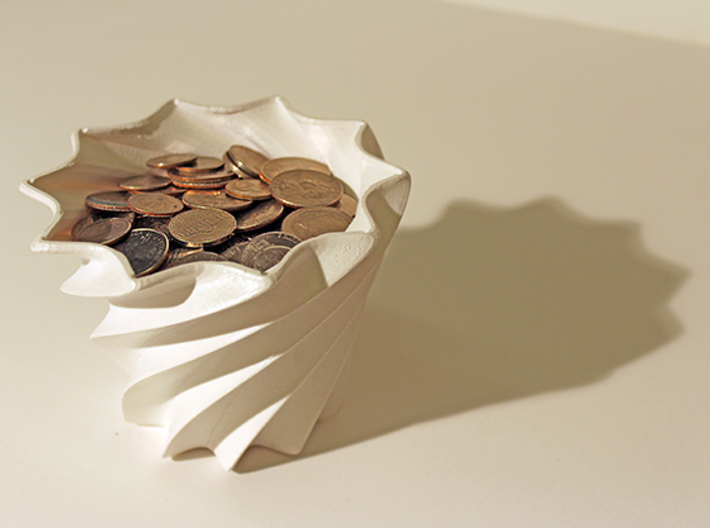 Multifunctional Desk Vase 3d printed Coin Holder