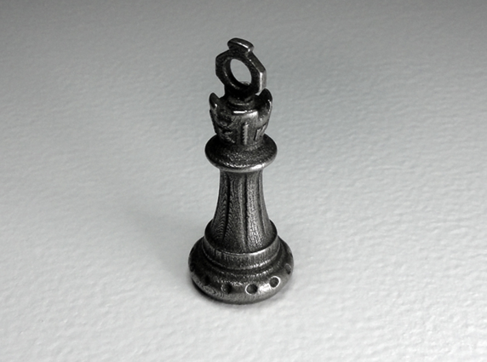 Chess King Pendant 3d printed 