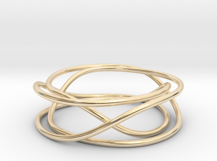Mobius Wire Ring 3d printed