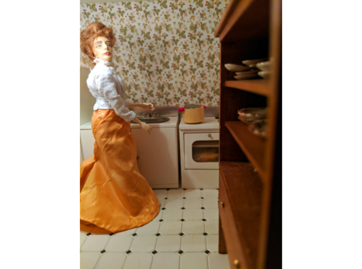 1/12 Dollhouse Doll Victorian Constance 3d printed In a 1/12 dollhouse