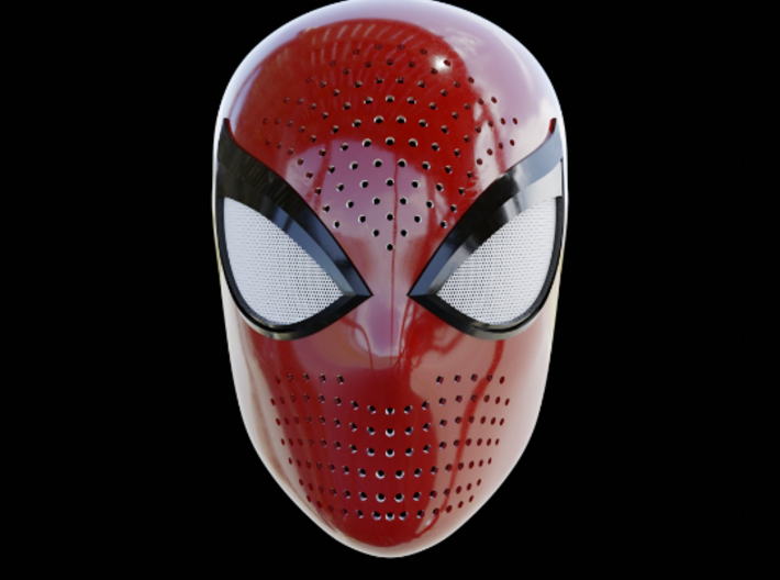 Spiderman ps4 Face Shell 3d printed 