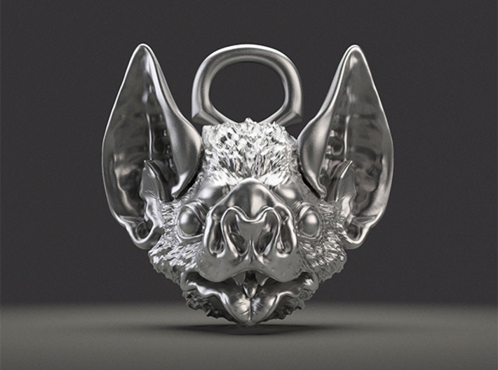 Bat Pendant 3d printed 3D render