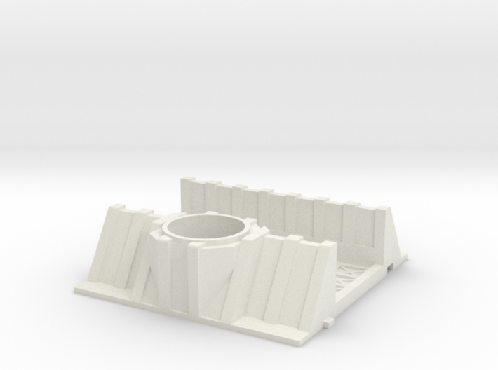 28mm weapon emplacement trench 3d printed
