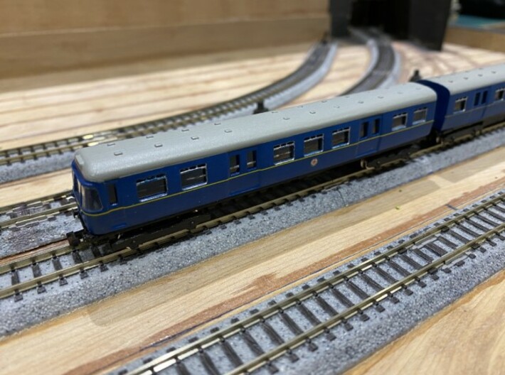 Class 303 " Blue Train" in N Gauge 3d printed 