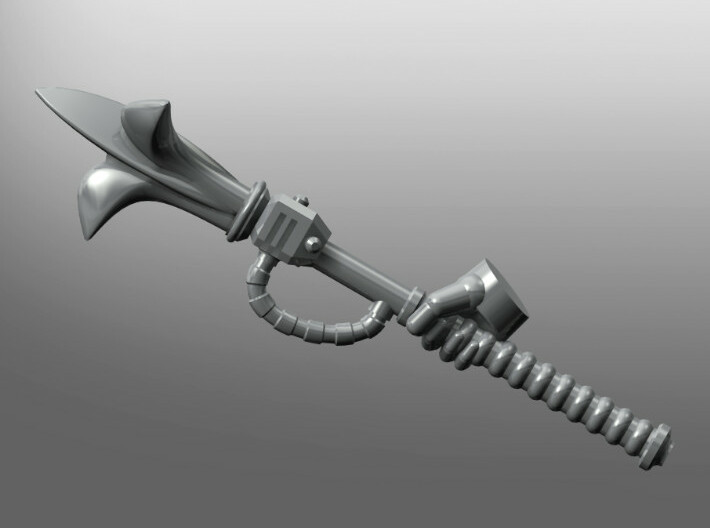 Lys Energy Mace (right hand) 3d printed 