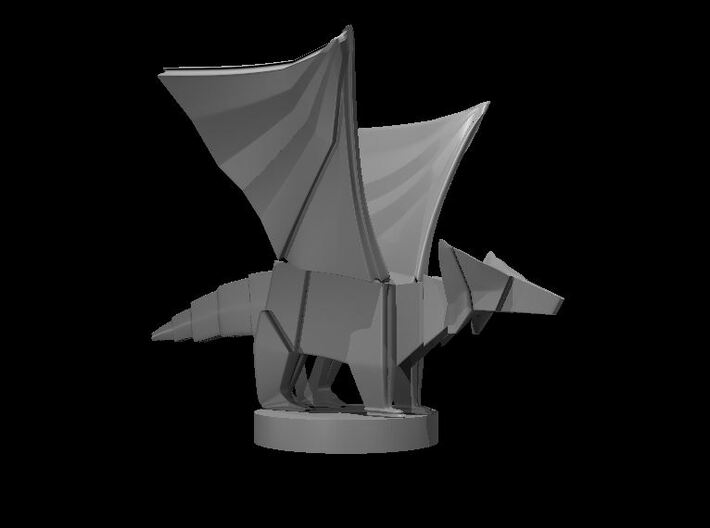 Origami Dragon 3d printed