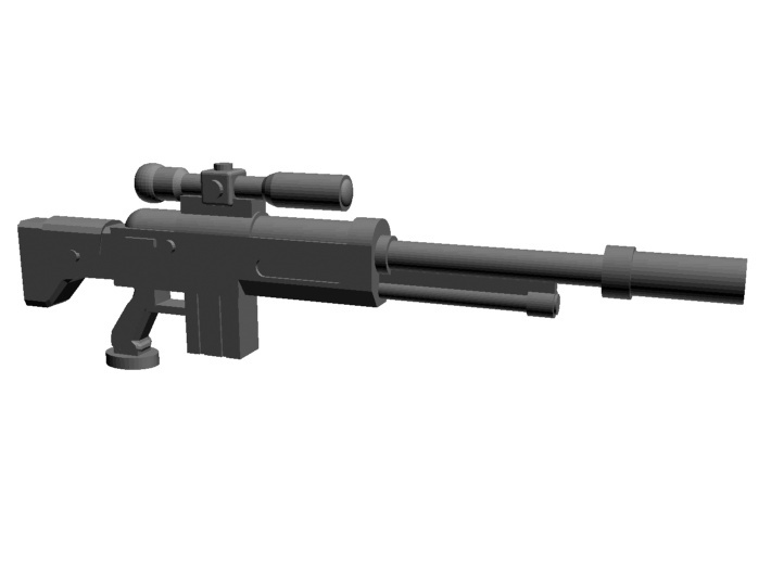 SciFi Sniper rifles 28mm x30 3d printed