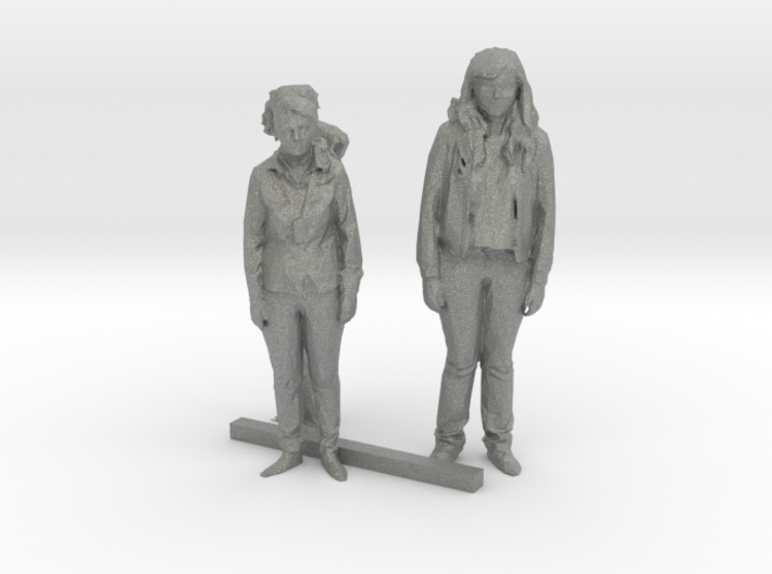 O Scale Standing Women 6 3d printed This is a render not a picture