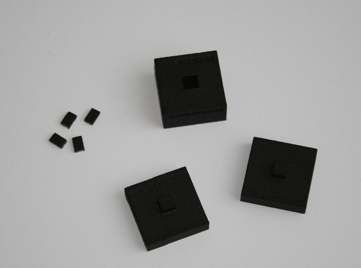 Formwerkzeug für Alublöcke 3d printed Einzelteile – die kleinen Teile gehen in den Müll