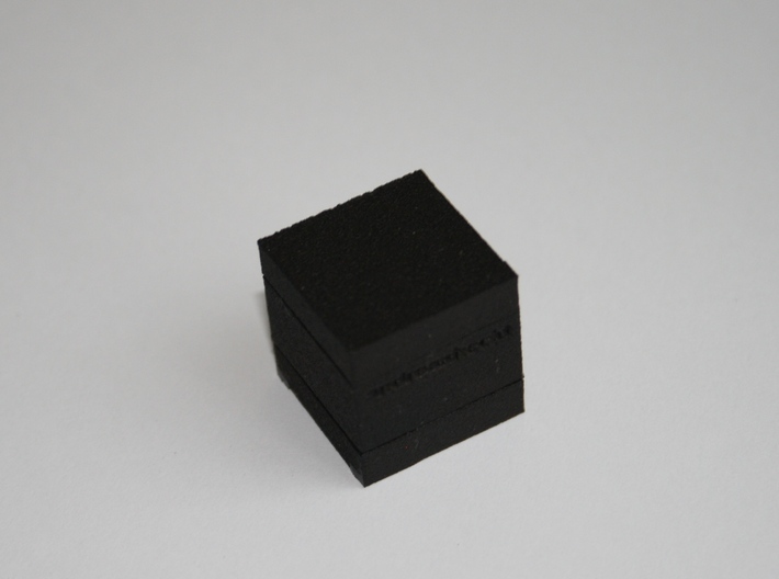 Formwerkzeug für Alublöcke 3d printed Unter- und Oberteil eingesteckt