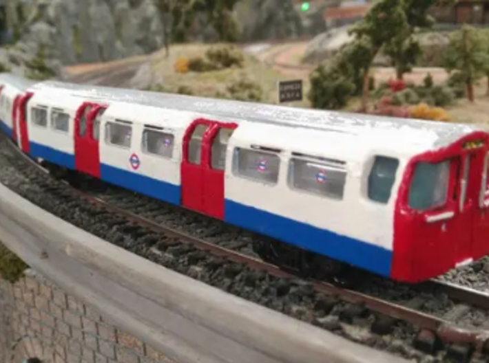 London Underground 1972 H0 Front Coach 3d printed 