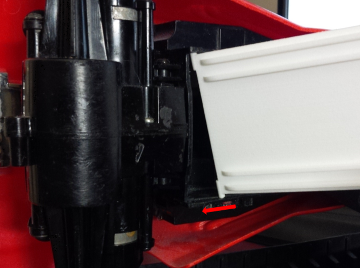 9.6v TYCO Fast Traxx Upgraded Battery Door Cover 3d printed Installation Method