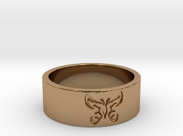 25 Butterfly v4 Ring Size 7 3d printed