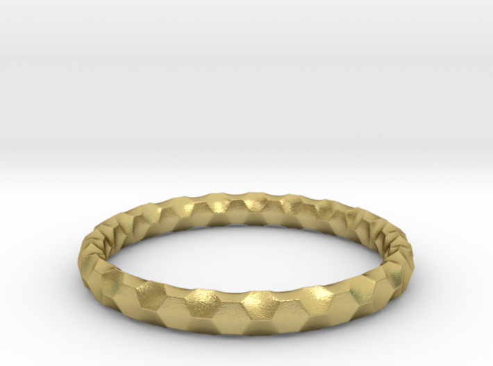 Honeycomb Ring 3d printed