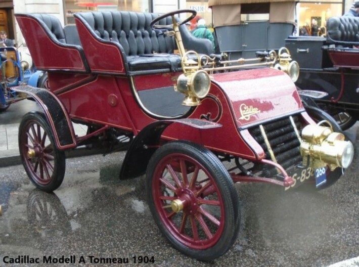 Cadillac Modell A Tonneau 1903-1904 1/16 3d printed 