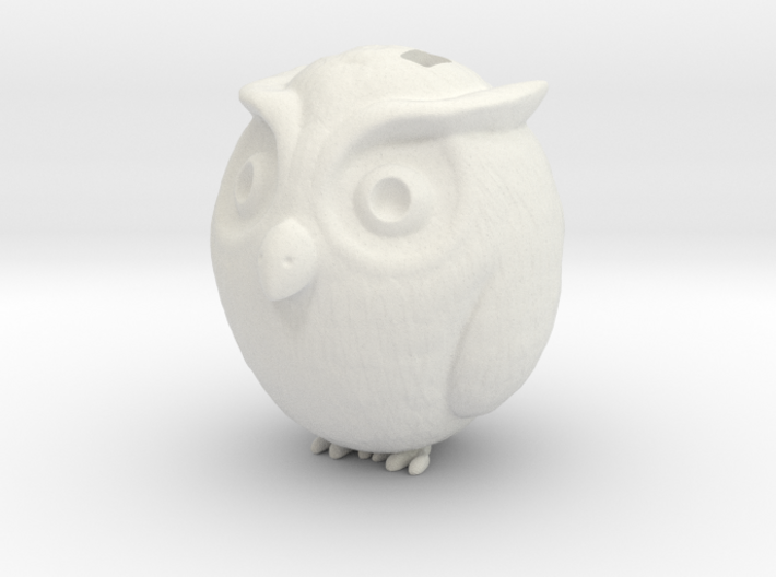 Owl charm 3d printed