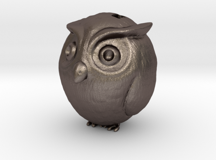 Owl charm 3d printed