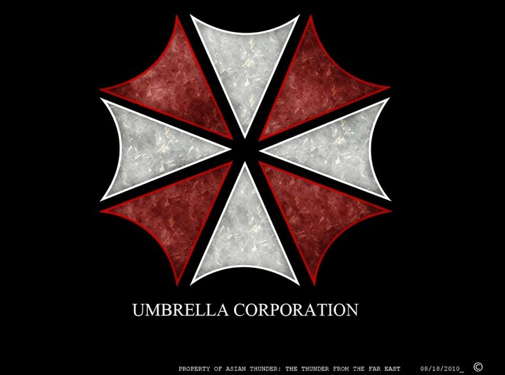Umbrella - badge 3d printed 
