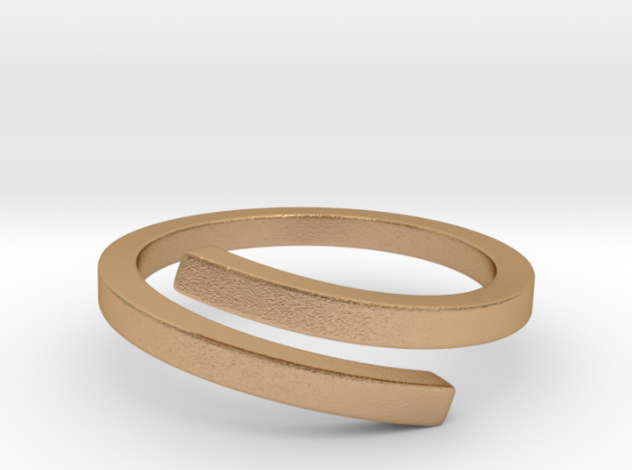 Square Open Ring 3d printed