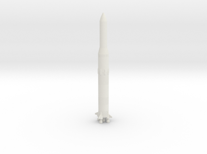 1/1000 Scale Saturn Rocket SA-513 Skylab 3d printed