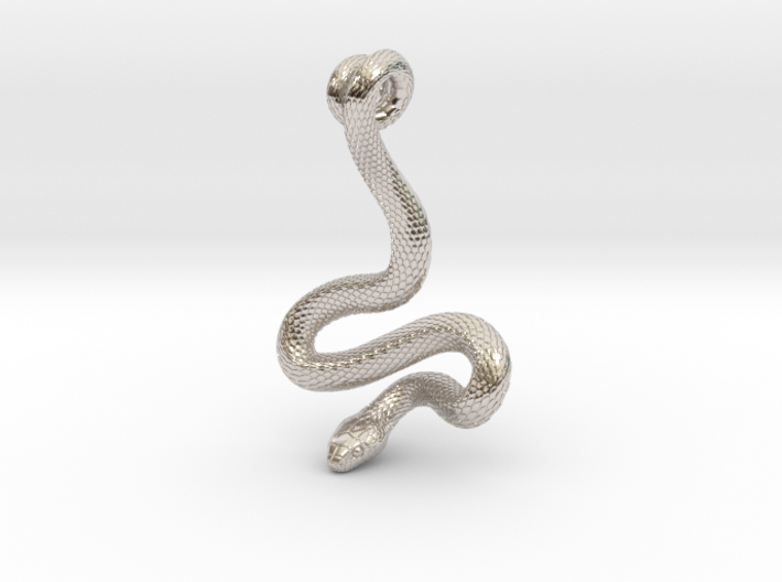 Snake Pendant_P02 3d printed
