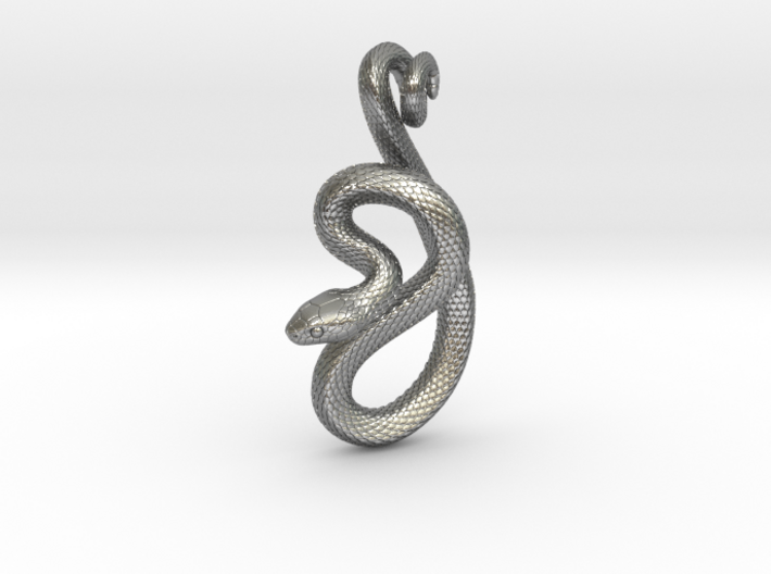 Snake Pendant_P05 3d printed
