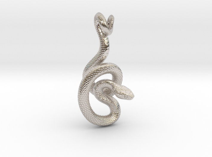 Snake Pendant_P06 3d printed