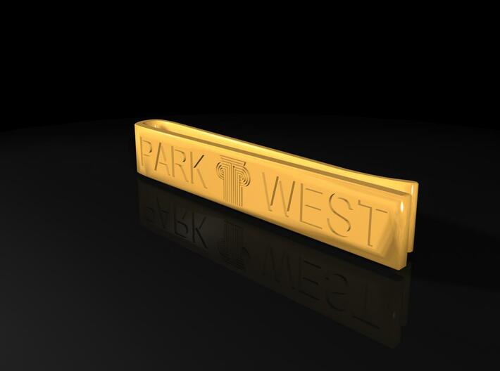PARK WEST - Men Tie Clip 002 3d printed 