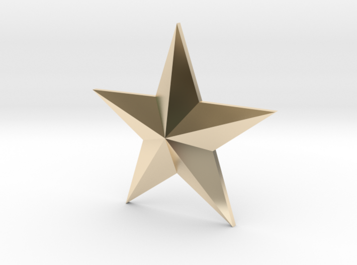 Cosplay 3D Star Earring - 5 size options 3d printed