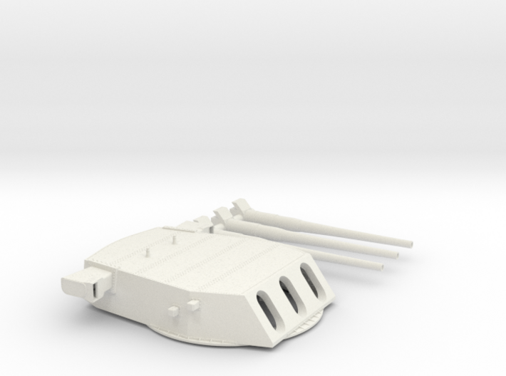 1/144 Iowa class and Montana class 16&quot;/50 Turret 3d printed
